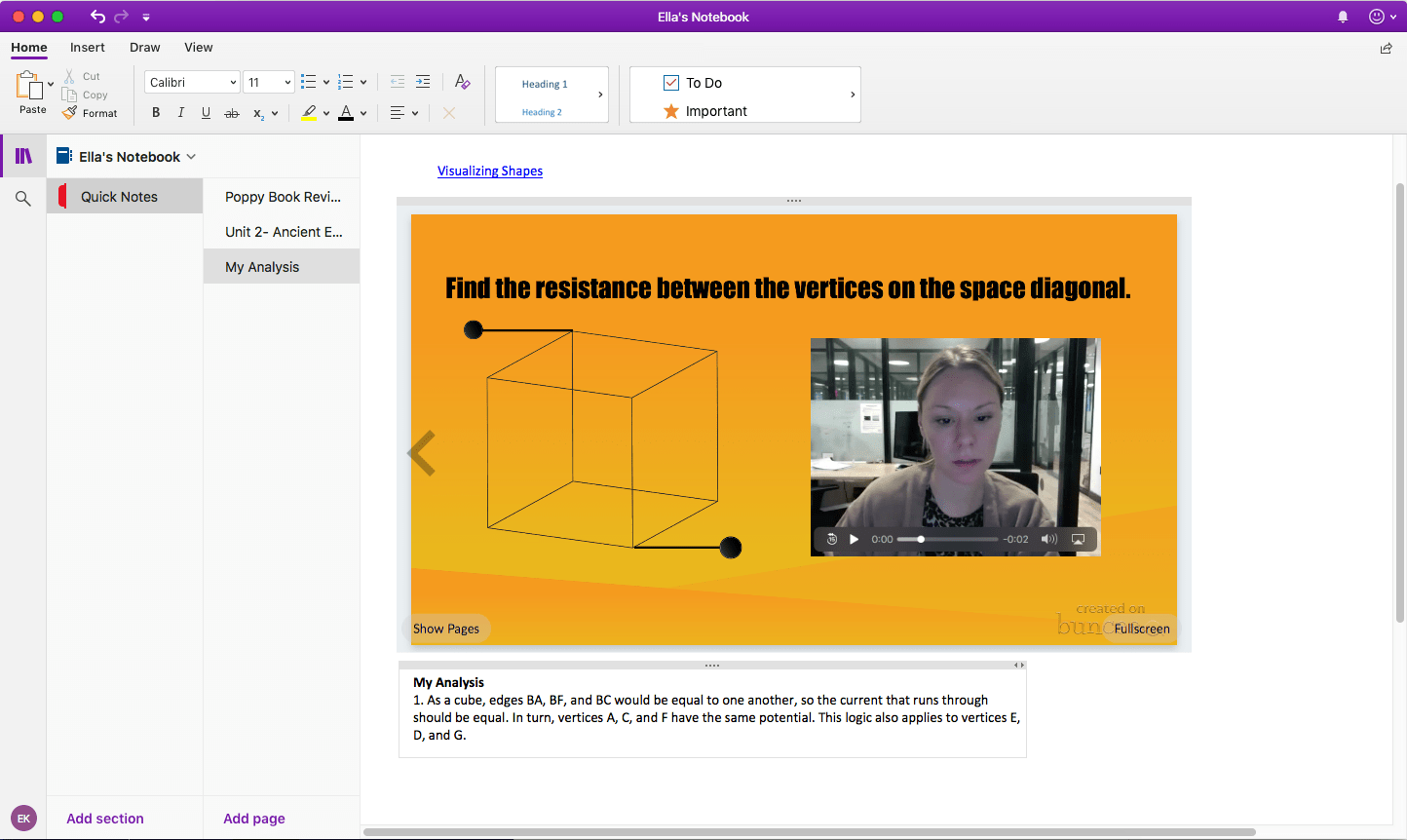 embed website into onenote